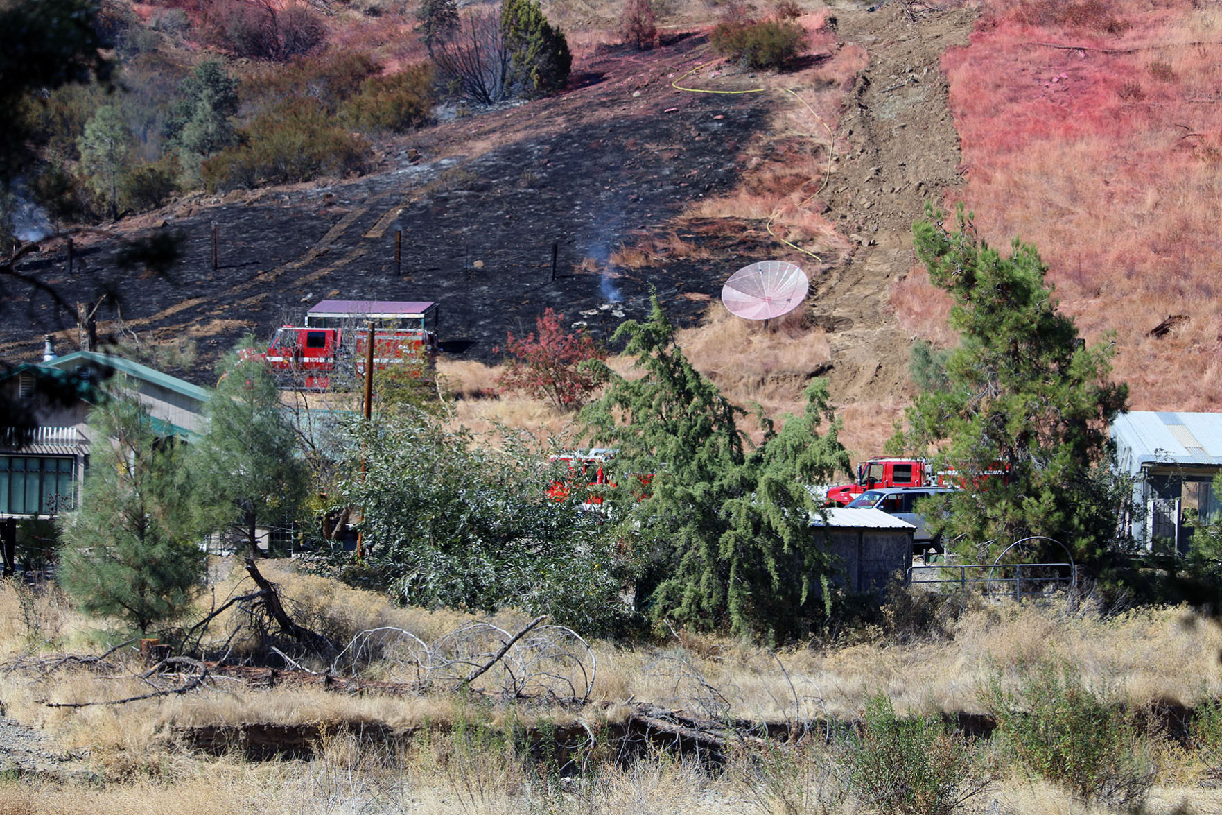 20-acre fire in Del Puerto Canyon